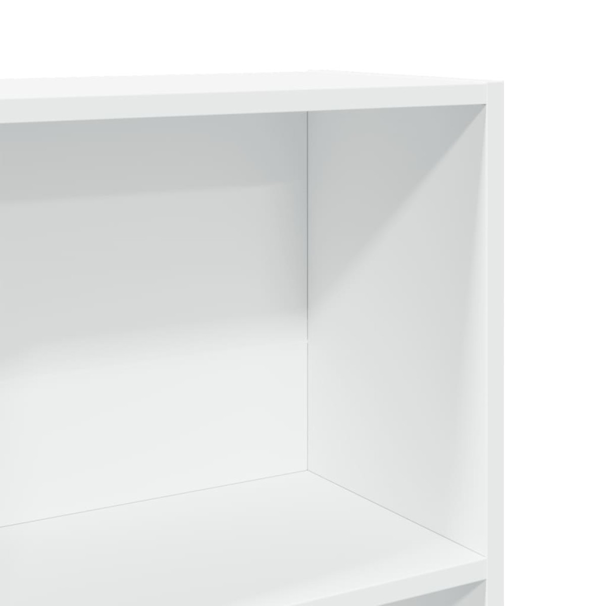 vidaXL Βιβλιοθήκη Λευκή 80x30x114 εκ. από Επεξεργασμένο Ξύλο