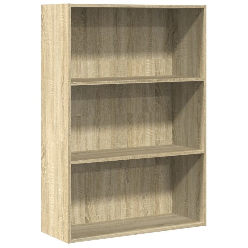 vidaXL Βιβλιοθήκη Sonoma Δρυς 80x30x114 εκ. από Επεξεργασμένο Ξύλο