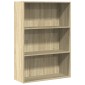 vidaXL Βιβλιοθήκη Sonoma Δρυς 80x30x114 εκ. από Επεξεργασμένο Ξύλο