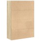 vidaXL Βιβλιοθήκη Sonoma Δρυς 80x30x114 εκ. από Επεξεργασμένο Ξύλο