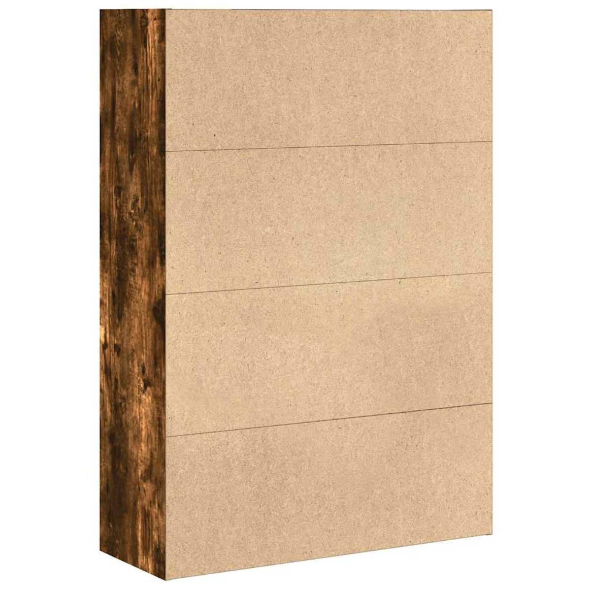 vidaXL Βιβλιοθήκη Καπνιστή Δρυς 80x30x114 εκ. από Επεξεργασμένο Ξύλο