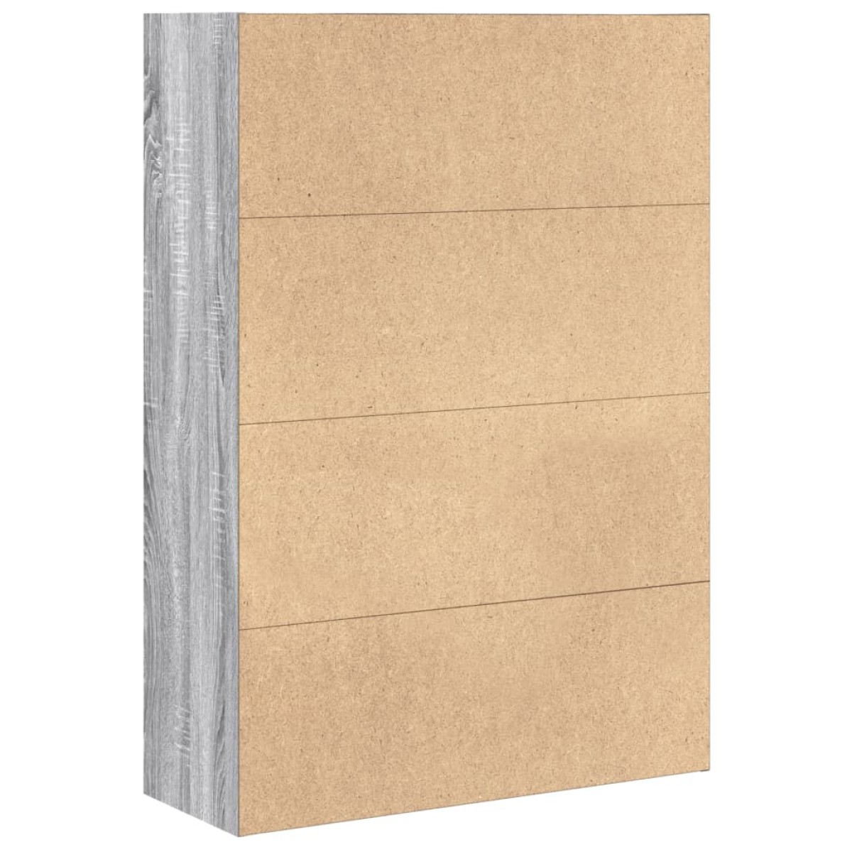 vidaXL Βιβλιοθήκη Γκρι Sonoma 80x30x114 εκ. από Επεξεργασμένο Ξύλο