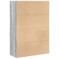 vidaXL Βιβλιοθήκη Γκρι Sonoma 80x30x114 εκ. από Επεξεργασμένο Ξύλο