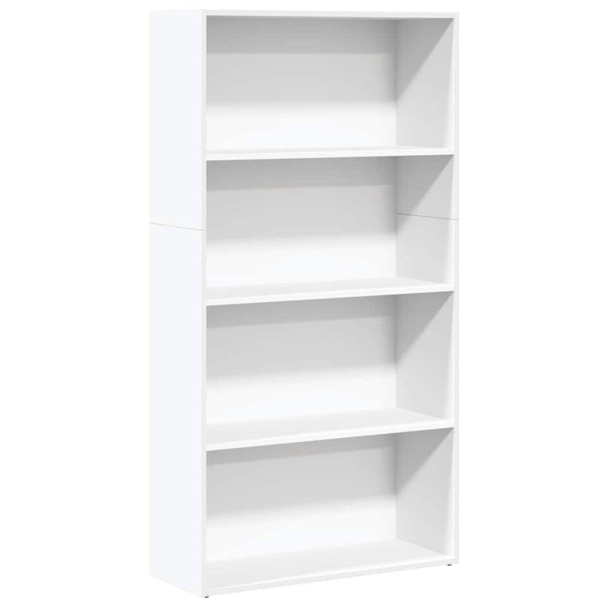 vidaXL Βιβλιοθήκη Λευκή 80x30x152 εκ. από Επεξεργασμένο Ξύλο