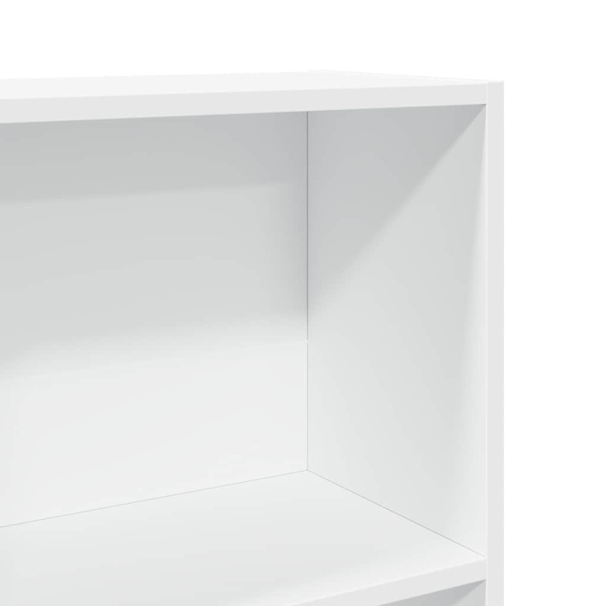 vidaXL Βιβλιοθήκη Λευκή 80x30x152 εκ. από Επεξεργασμένο Ξύλο