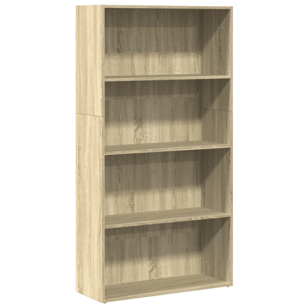 vidaXL Βιβλιοθήκη Sonoma Δρυς 80x30x152 εκ. από Επεξεργασμένο Ξύλο