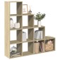 vidaXL Βιβλιοθήκη/Διαχωριστικό Χώρου 4 Επ. 131,5x29x131,5 εκ. Επ. Ξύλο