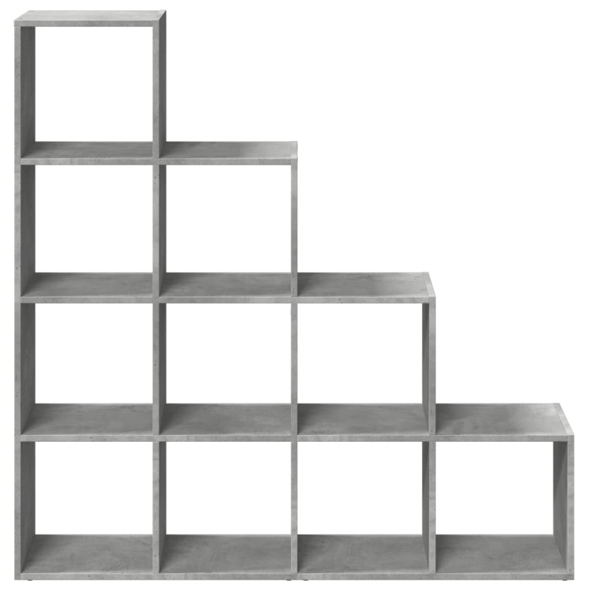 vidaXL Βιβλιοθήκη/Διαχωρ. Χώρου 4 Επ. Γκρι 131,5x29x131,5 εκ. Επ. Ξύλο