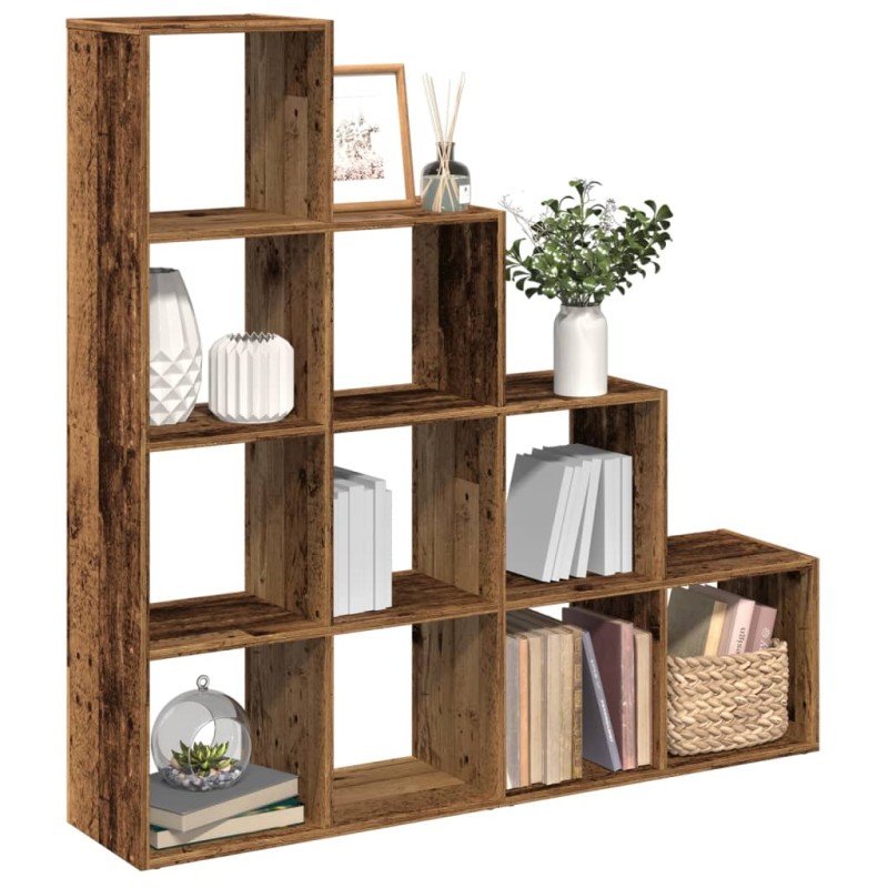 vidaXL Βιβλιοθήκη/Διαχωριστικό Χώρου 4 Επ. 131,5x29x131,5 εκ. Επ. Ξύλο