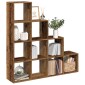 vidaXL Βιβλιοθήκη/Διαχωριστικό Χώρου 4 Επ. 131,5x29x131,5 εκ. Επ. Ξύλο