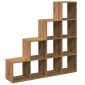 vidaXL Βιβλιοθήκη/Διαχωριστικό Χώρου 4 Επ. 131,5x29x131,5 εκ. Επ. Ξύλο