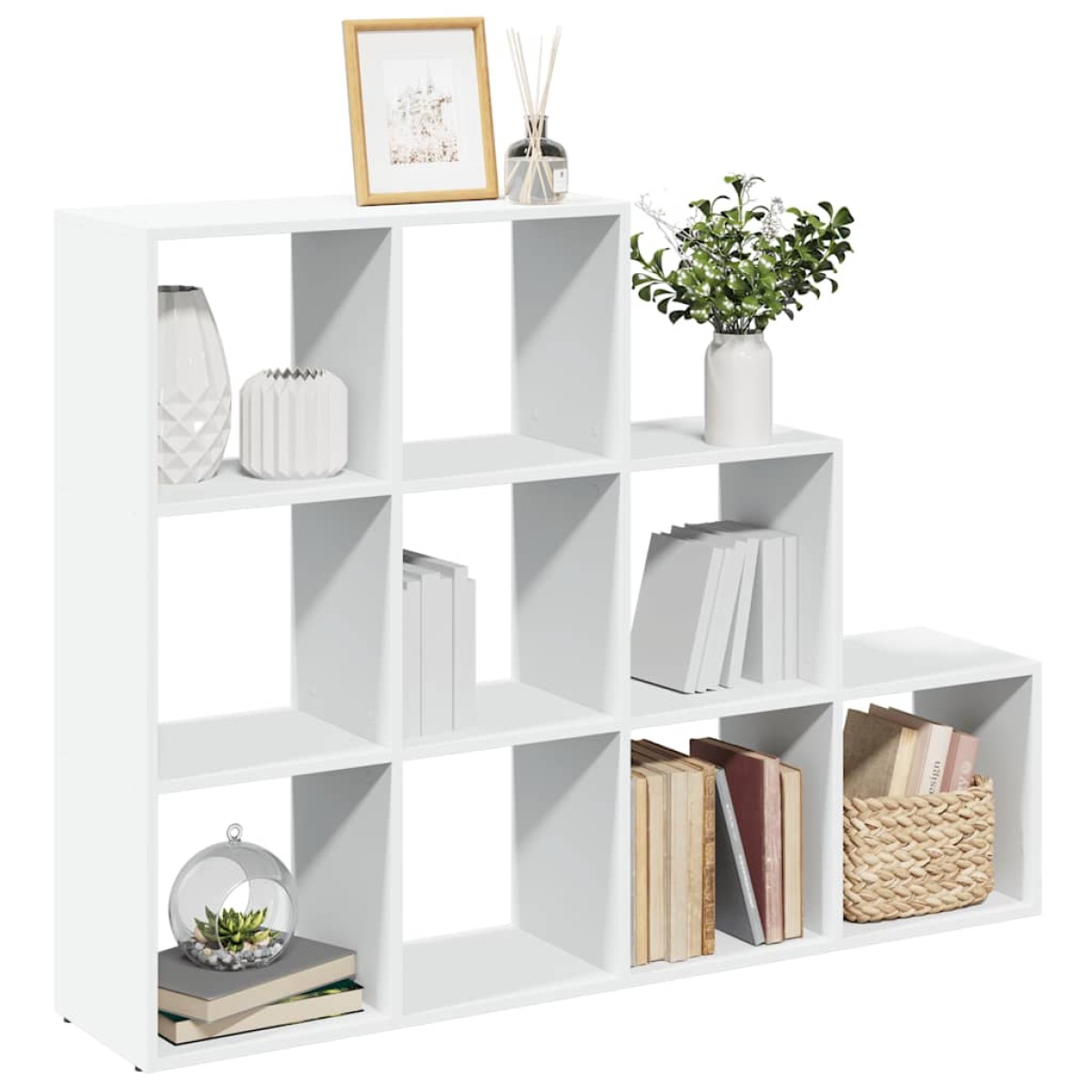 vidaXL Βιβλιοθήκη/Διαχωριστικό Χώρου 3 Επ. 137,5x29x103,5εκ. Επ. Ξύλο