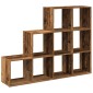 vidaXL Βιβλιοθήκη/Διαχωριστικό Χώρου 3 Επ. 137,5x29x103,5εκ. Επ. Ξύλο