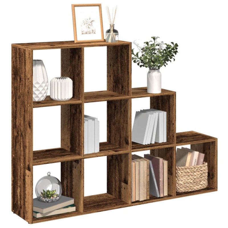 vidaXL Βιβλιοθήκη/Διαχωριστικό Χώρου 3 Επ. 137,5x29x103,5εκ. Επ. Ξύλο