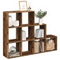 vidaXL Βιβλιοθήκη/Διαχωριστικό Χώρου 3 Επ. 137,5x29x103,5εκ. Επ. Ξύλο