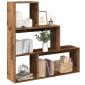 vidaXL Βιβλιοθήκη/Διαχωριστικό Χώρου 3 Επ. 123x29x123 εκ. Επ. Ξύλο