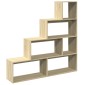 vidaXL Βιβλιοθήκη/Διαχωριστικό Χώρου 4 Επ. 143,5x29x143,5 εκ. Επ. Ξύλο