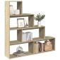 vidaXL Βιβλιοθήκη/Διαχωριστικό Χώρου 4 Επ. 143,5x29x143,5 εκ. Επ. Ξύλο