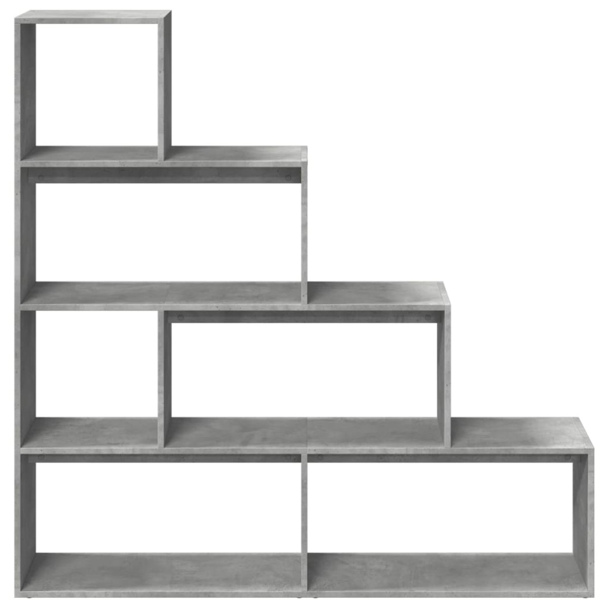 vidaXL Βιβλιοθήκη/Διαχωρ. Χώρου 4 Επ. Γκρι 143,5x29x143,5εκ. Επ. Ξύλο