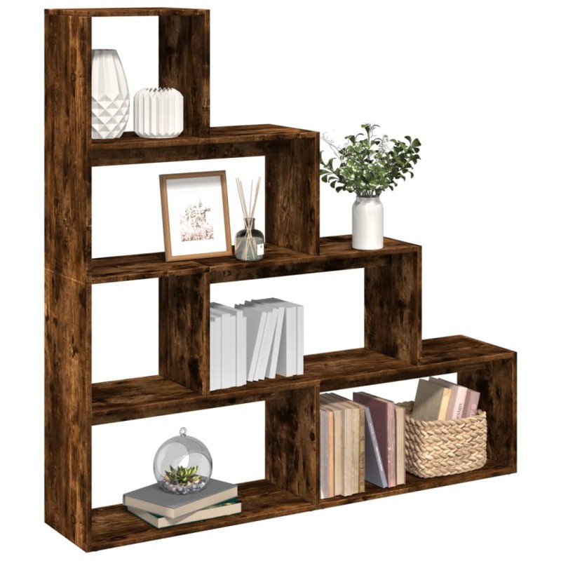 vidaXL Βιβλιοθήκη/Διαχωριστικό Χώρου 4 Επ. 143,5x29x143,5 εκ. Επ. Ξύλο