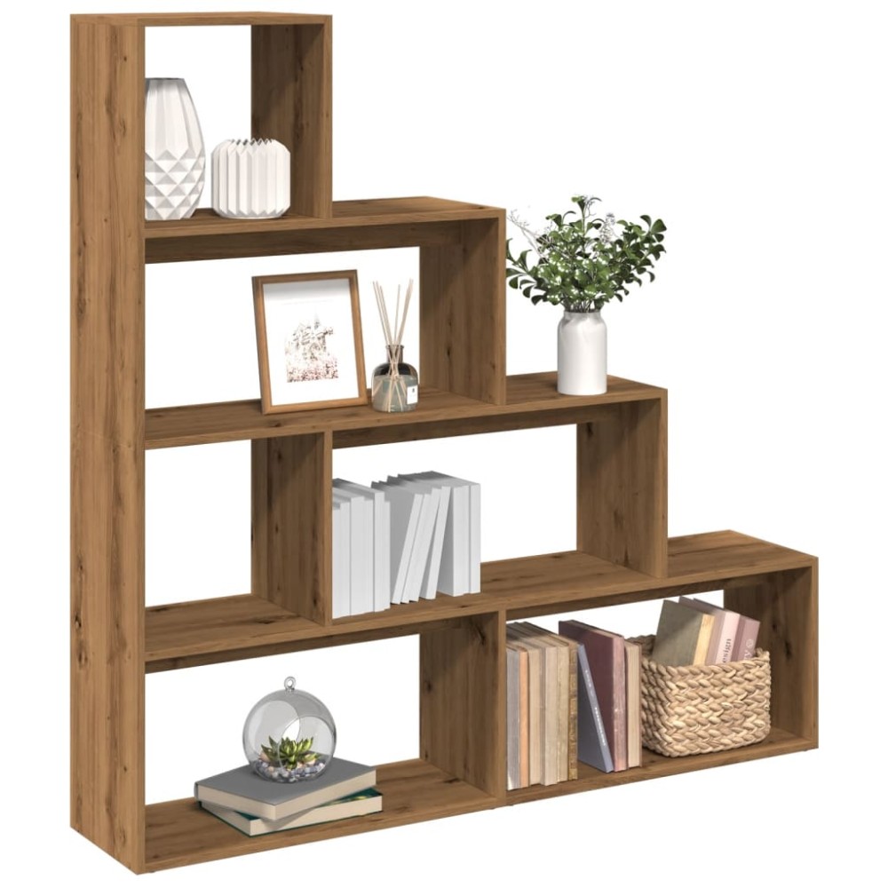 vidaXL Βιβλιοθήκη/Διαχωριστικό Χώρου 4 Επ. 143,5x29x143,5 εκ. Επ. Ξύλο