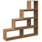 vidaXL Βιβλιοθήκη/Διαχωριστικό Χώρου 4 Επ. 143,5x29x143,5 εκ. Επ. Ξύλο