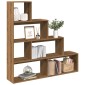 vidaXL Βιβλιοθήκη/Διαχωριστικό Χώρου 4 Επ. 143,5x29x143,5 εκ. Επ. Ξύλο