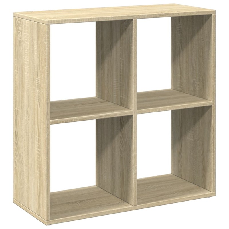 vidaXL Βιβλιοθήκη/Διαχωριστικό Χώρου Δρυς 69,5x29x69,5 εκ. Επεξ. Ξύλο