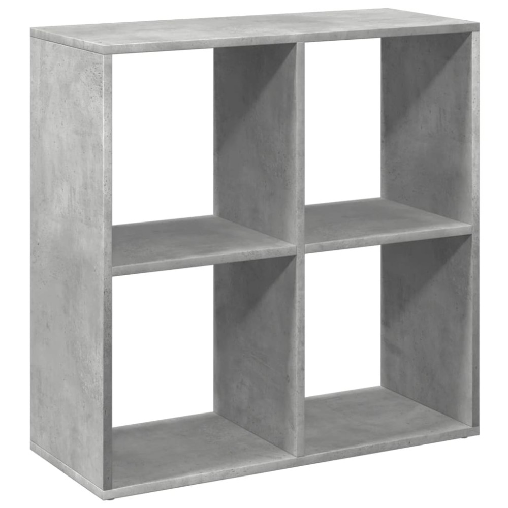 vidaXL Βιβλιοθήκη/Διαχωριστικό Χώρου Γκρι 69,5x29x69,5 εκ. Επεξ. Ξύλο