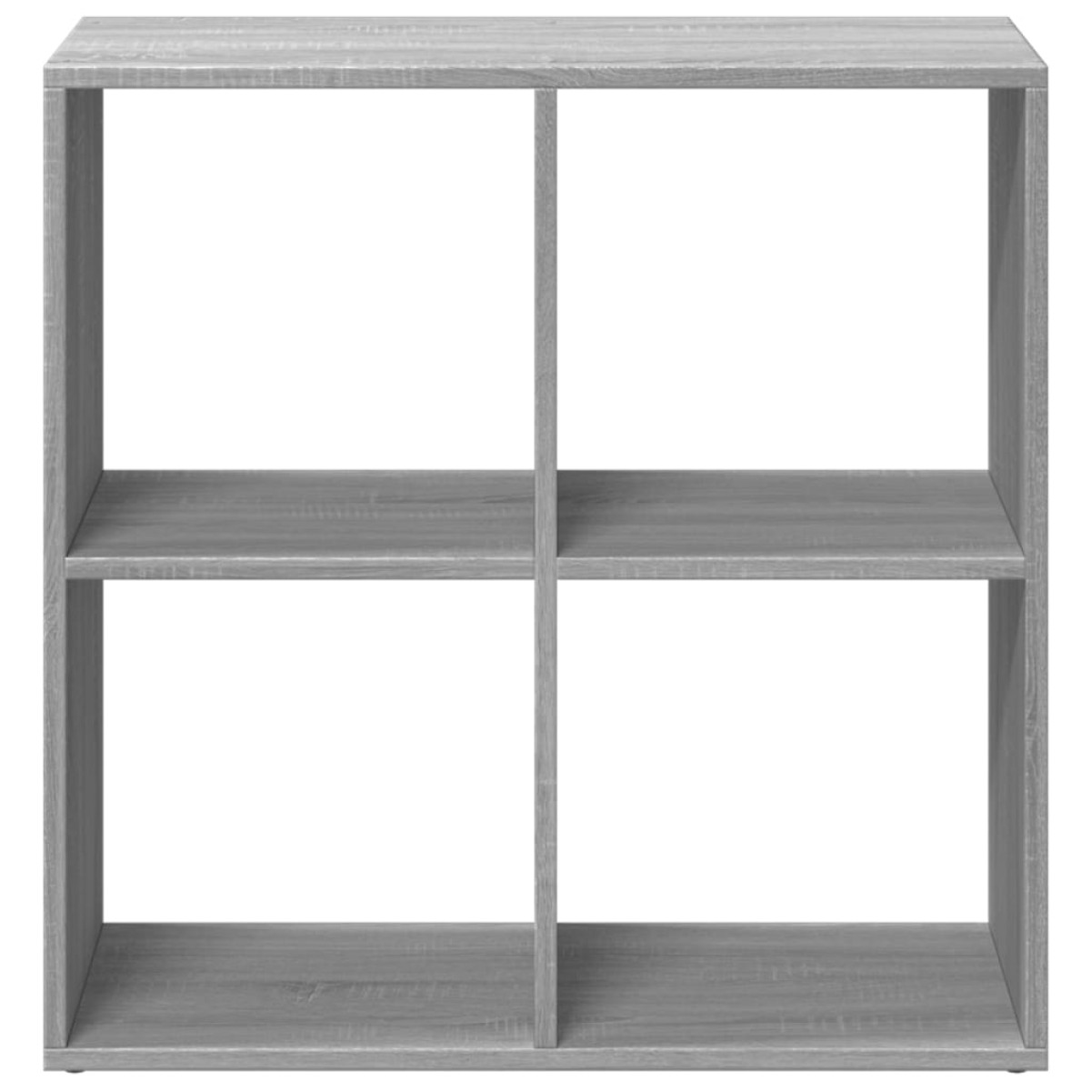vidaXL Βιβλιοθήκη/Διαχωριστικό Χώρου Γκρι 69,5x29x69,5 εκ. Επεξ. Ξύλο