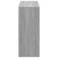 vidaXL Βιβλιοθήκη/Διαχωριστικό Χώρου Γκρι 69,5x29x69,5 εκ. Επεξ. Ξύλο