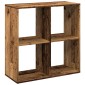 vidaXL Βιβλιοθήκη/Διαχωριστικό Χώρου 69,5x29x69,5 εκ. Επεξ. Ξύλο