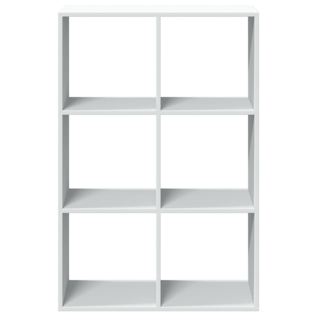 vidaXL Βιβλιοθήκη/Διαχωριστικό Χώρου Λευκό 69,5x29x103,5εκ. Επεξ. Ξύλο