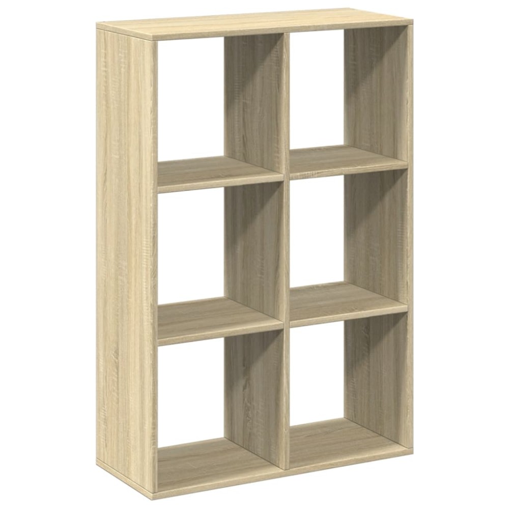 vidaXL Βιβλιοθήκη/Διαχωριστικό Χώρου Δρυς 69,5x29x103,5 εκ. Επεξ. Ξύλο