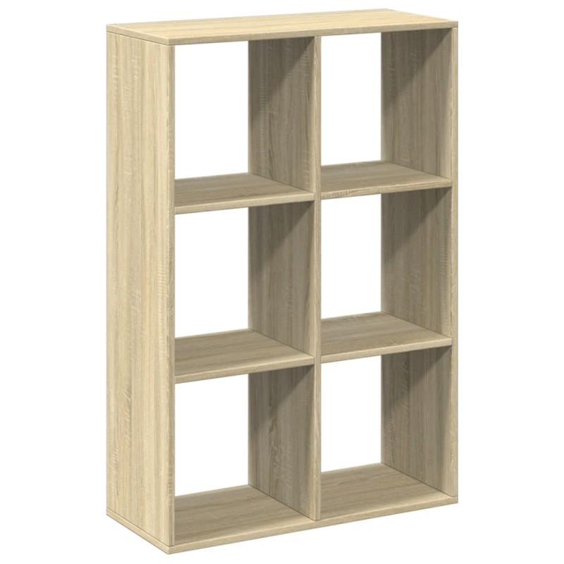 vidaXL Βιβλιοθήκη/Διαχωριστικό Χώρου Δρυς 69,5x29x103,5 εκ. Επεξ. Ξύλο