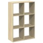 vidaXL Βιβλιοθήκη/Διαχωριστικό Χώρου Δρυς 69,5x29x103,5 εκ. Επεξ. Ξύλο