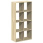 vidaXL Βιβλιοθήκη/Διαχωριστικό Χώρου Δρυς 69,5x29x137,5εκ. Επεξ. Ξύλο