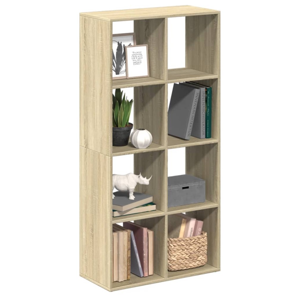 vidaXL Βιβλιοθήκη/Διαχωριστικό Χώρου Δρυς 69,5x29x137,5εκ. Επεξ. Ξύλο