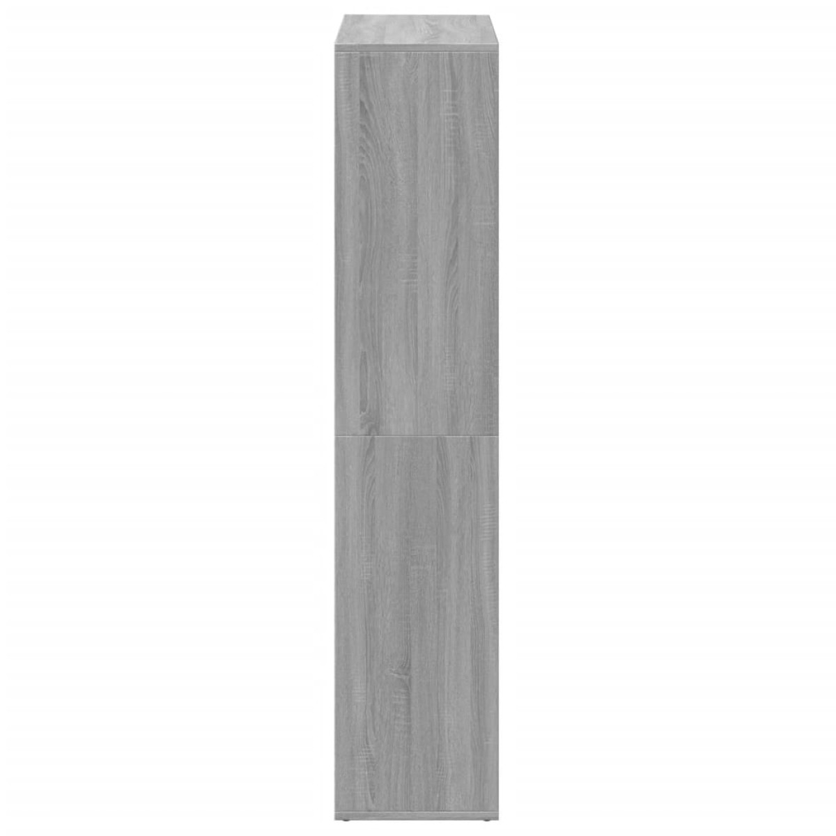 vidaXL Βιβλιοθήκη/Διαχωριστικό Χώρου Γκρι 69,5x29x137,5εκ. Επεξ. Ξύλο