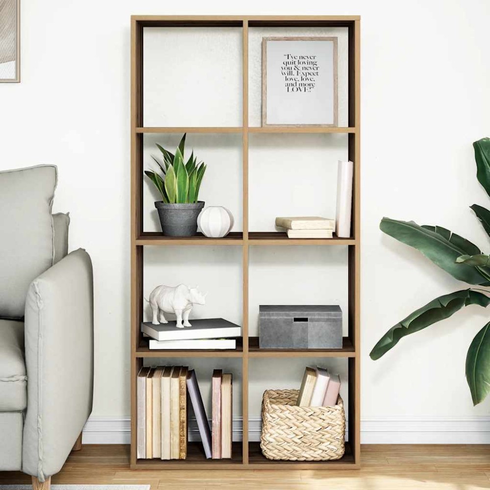 vidaXL Βιβλιοθήκη/Διαχωριστικό Χώρου Δρυς 69,5x29x137,5εκ. Επεξ. Ξύλο