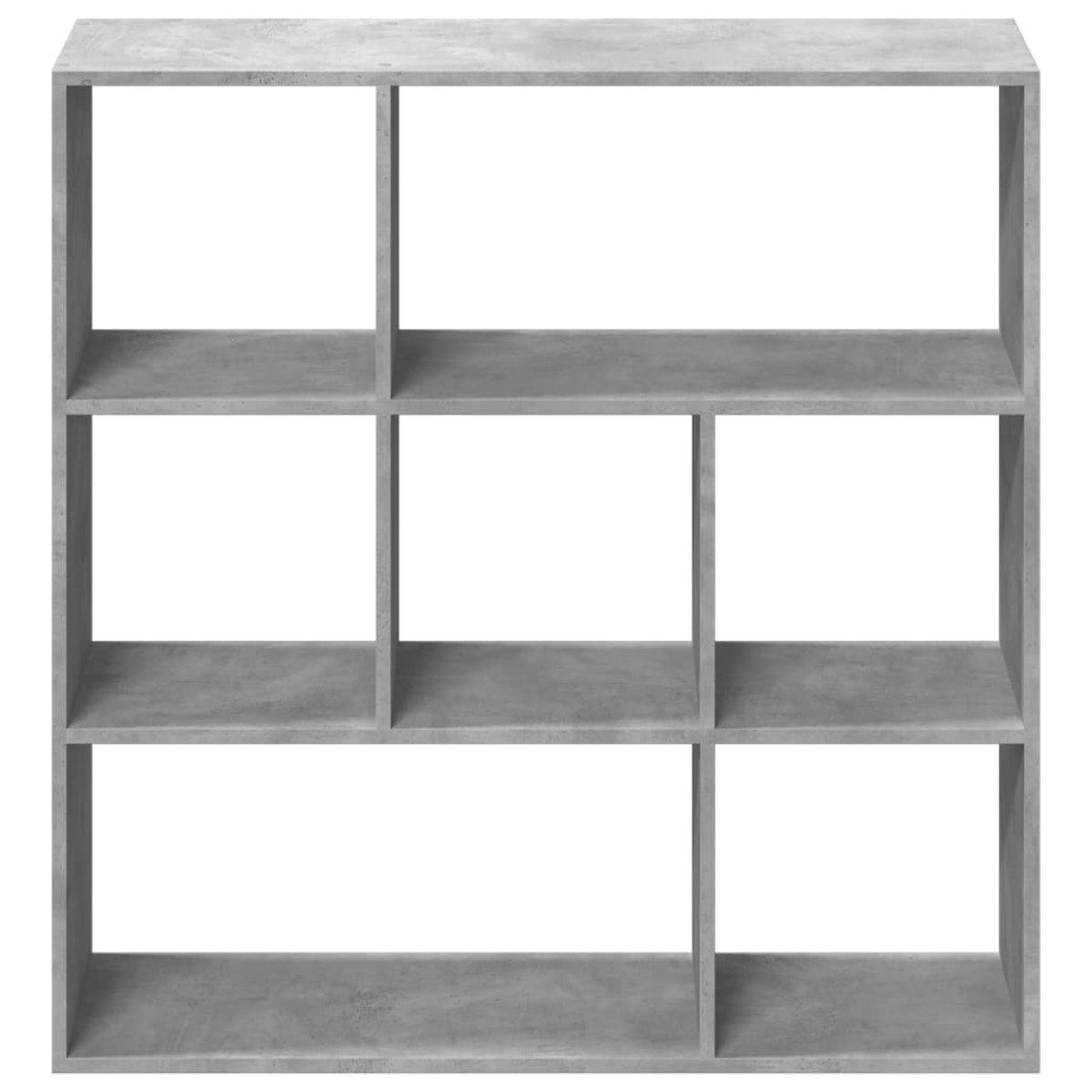 vidaXL Βιβλιοθήκη/Διαχωριστικό Χώρου Γκρι 102x29x103,5 εκ. Επεξ. Ξύλο