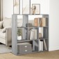 vidaXL Βιβλιοθήκη/Διαχωριστικό Χώρου Γκρι 102x29x103,5 εκ. Επεξ. Ξύλο