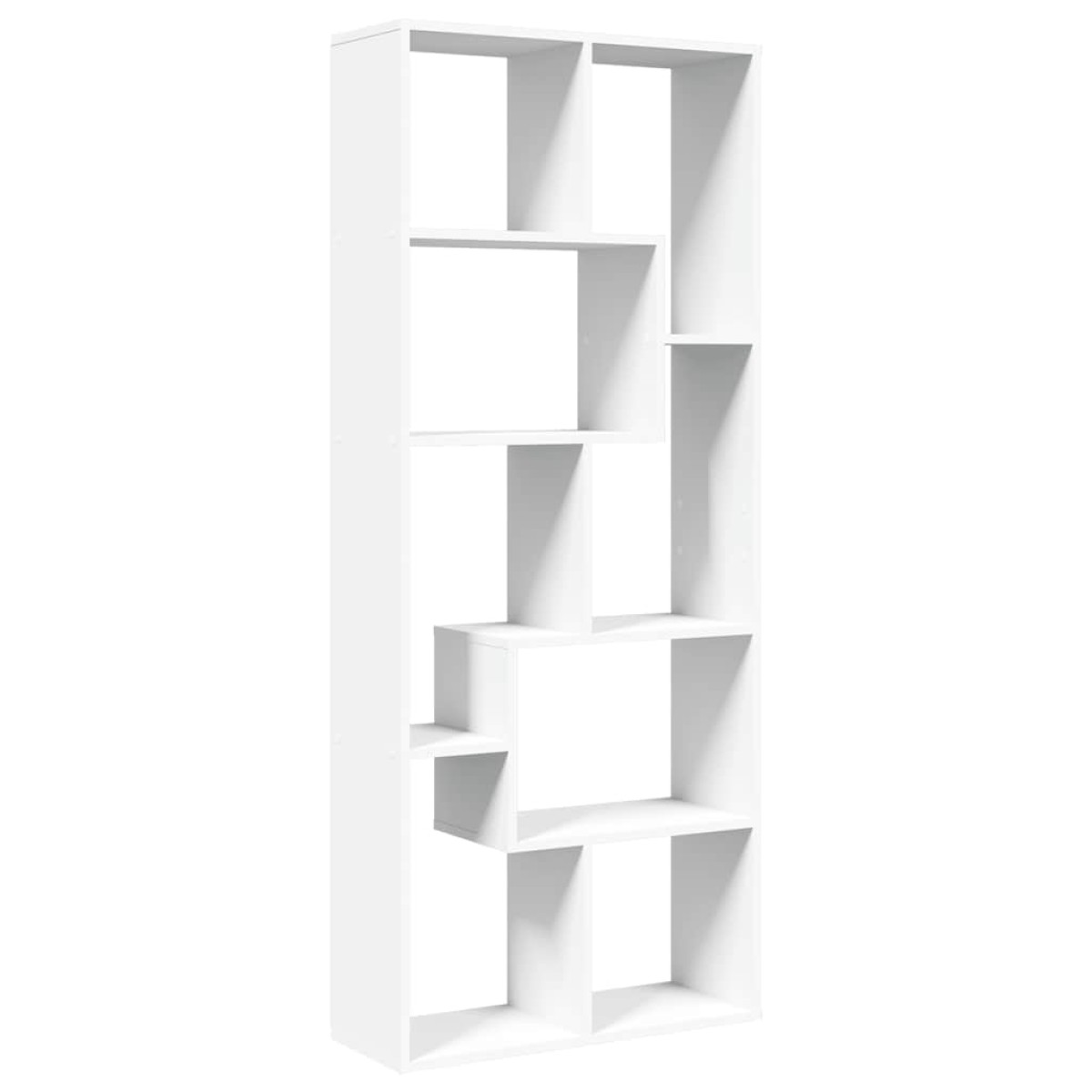 vidaXL Βιβλιοθήκη/Διαχωριστικό Χώρου Λευκό 67x25x161,5 εκ. Επεξ. Ξύλο