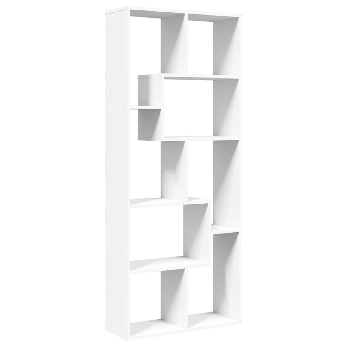 vidaXL Βιβλιοθήκη/Διαχωριστικό Χώρου Λευκό 67x25x161,5 εκ. Επεξ. Ξύλο