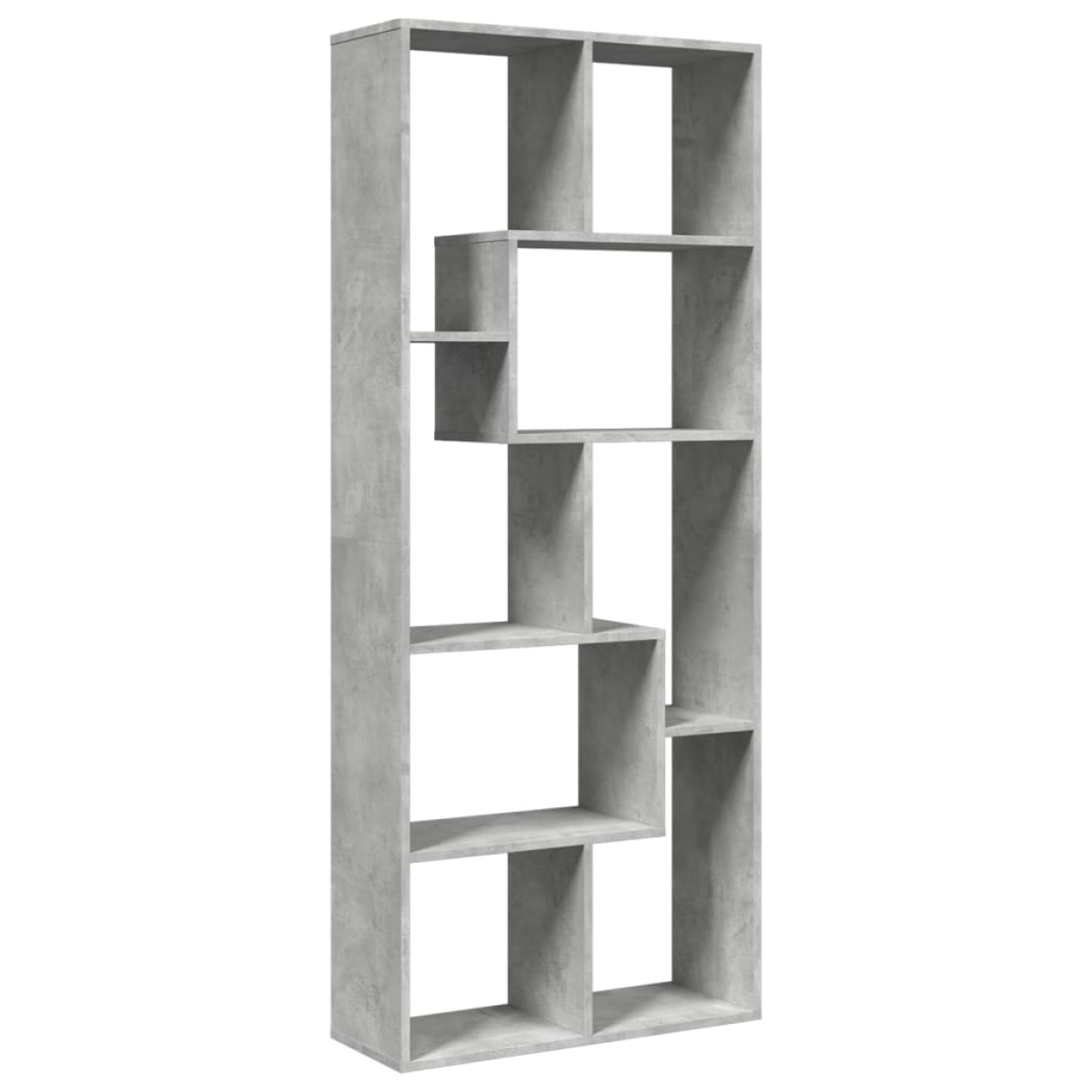 vidaXL Βιβλιοθήκη/Διαχωριστικό Χώρου Γκρι 67x25x161,5 εκ. Επεξ. Ξύλο