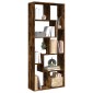 vidaXL Βιβλιοθήκη/Διαχωριστικό Χώρου Δρυς 67x25x161,5 εκ. Επεξ. Ξύλο