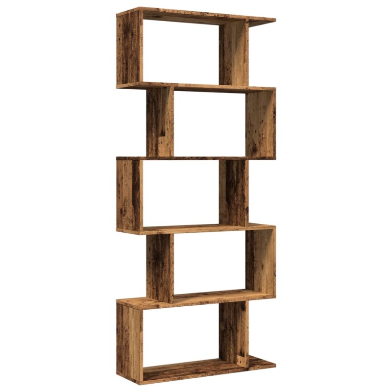 vidaXL Βιβλιοθήκη/Διαχωριστικό Χώρου 5 Επ. 70x24x161εκ. Επ. Ξύλο