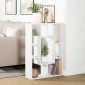 vidaXL Βιβλιοθήκη Λευκή 63x20x90 εκ. από Τεχνητό Ξύλο