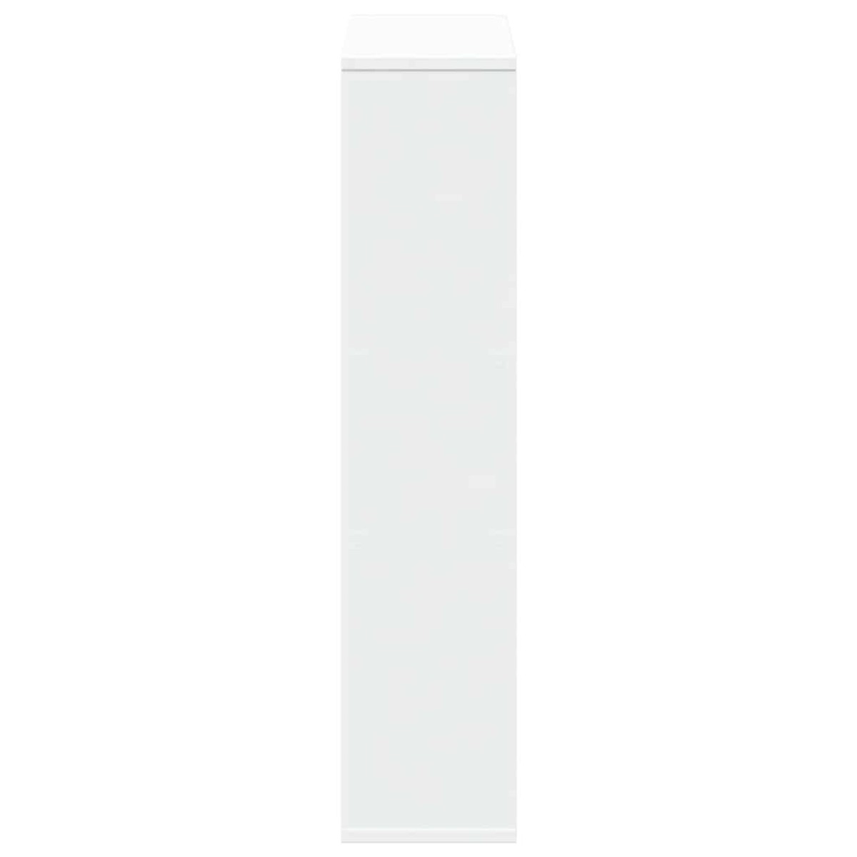 vidaXL Βιβλιοθήκη Λευκή 63x20x90 εκ. από Τεχνητό Ξύλο