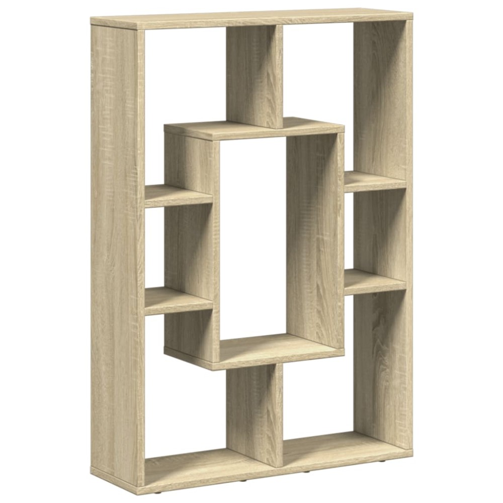 vidaXL Βιβλιοθήκη Sonoma Δρυς 63x20x90 εκ. από Επεξεργασμένο Ξύλο